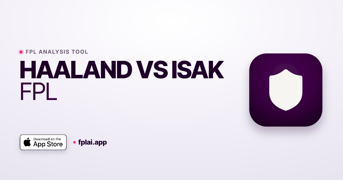 Haaland vs Isak: FPL Comparison 2026/27 | FPLai